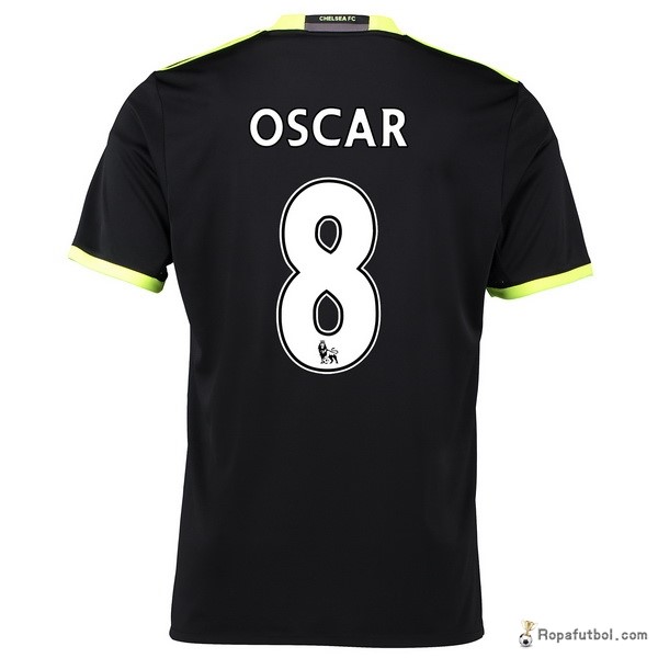 Camiseta Chelsea Replica Segunda Ropa Oscar 2016/17 Negro